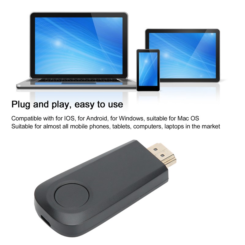 Wireless Display Receiver High Definition WiFi Dongle 1080P Screen Projection