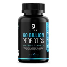 60 Billones de Probióticos/prebióticos 60 Cápsulas B Life 30g