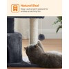 Feandrea Cat Tree, Cat Tower with Sisal-Covered Scratching Post, Cat
