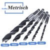 Mesee 10 Piece 1/4 Inch Hex Shank HSS Drill Bit