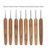 Bamboo Crochet Hooks Set with Case Ergonomic Crochet Hooks Bamboo