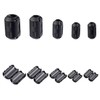 HUAREW Black Clip-on Ferrite Ring Core Ferrite Choke RFI EMI