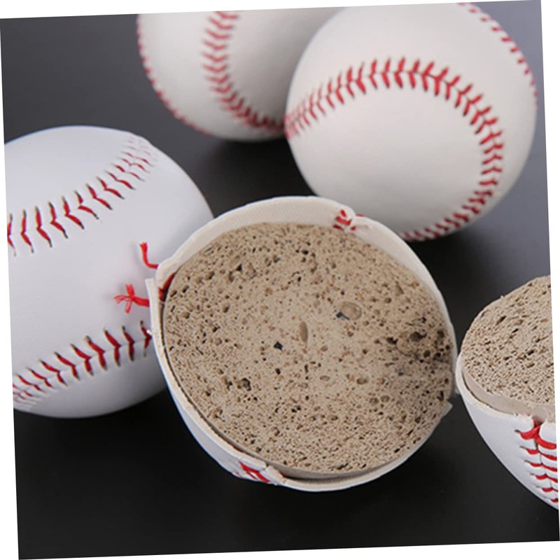KOMBIUDA 2pcs Baseball Training Balls Soft Filled Bouce Balls Baseball