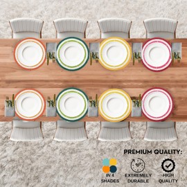 Set of 4 Table mat, Coffee Table Beaded mat, Placement mats for Dining Table Beaded, Round Beaded placemats, Beaded placemats for Dining Table - 13 inch Charger Plate - Tangerine Yellow