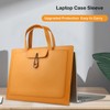 CREATOR Laptop Case Sleeve 13.3-14 Inch Laptop Briefcase Waterproof Leather