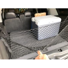 EACCESSORIES EA Trunk Organizer Cargo Net for FORD ESCAPE MERCURY MARINER MAZDA TRIBUTE 2001-2012 – Envelope Style Cargo Net for SUV - Premium Mesh Car Trunk Organizer – Compatible with ESCAPE MARINER