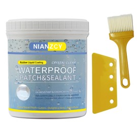 Liquid Waterproof Sealant Invisible Waterproof Agent Transparent Repairing Leak Waterproof Adhesive, Indoor & Outdoor Waterproof (12.3 OZ)