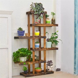 UNHO Vertically XL Large Plant Stand Standing Outdoor Indoor Flower Holder Plant Rack