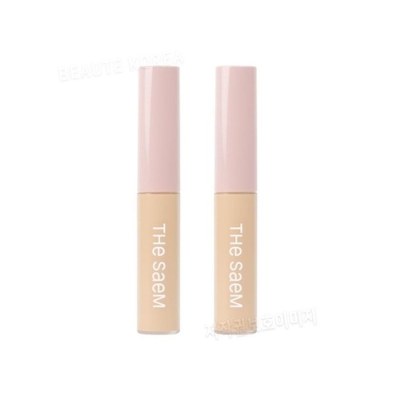 The Saem Cover Perfection Fix Sealer 01 Clear Beige 2pcs