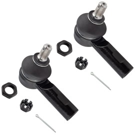 BOXI 4pcs Front Inner Outer Tie Rod Ends Fit for Toyota Tacoma 1995 1996 1997 1998 1999 2000 2001 2002 2003 2004 (FIT 2WD/RWD Models; w/Power Steering ONLY; Excludes Pre-Runner) | ES80309 EV409