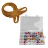 278Pcs Braid Accessories Dirty Braid Hair Ring Wig Beaded Resin