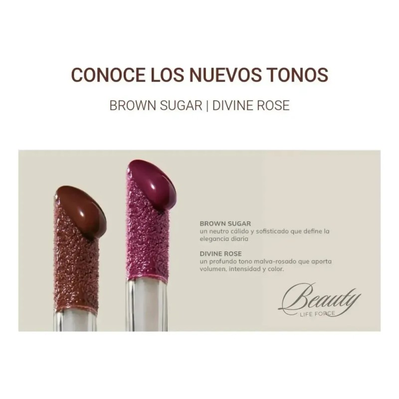Labial Gloss Voluminizador Farmasi Lip Plumper Brown Sugar