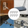 M4 Ring Bolts Eye Bolts (8x) Stainless Steel Eye Bolts