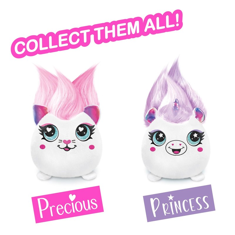 Airbrush Plush Hair'iffic Squish Pals | Decorate your own plush,