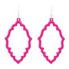 Rosemarie & Jubalee Women's Chic Barbed Quatrefoil Clover Moroccan Earrings