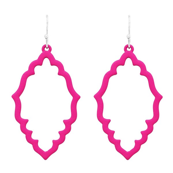 Rosemarie & Jubalee Women's Chic Barbed Quatrefoil Clover Moroccan Earrings