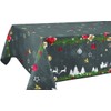 Tischdecke Fleckabweisende Weihnachten Grau - Rechteckig 150 x 240 cm