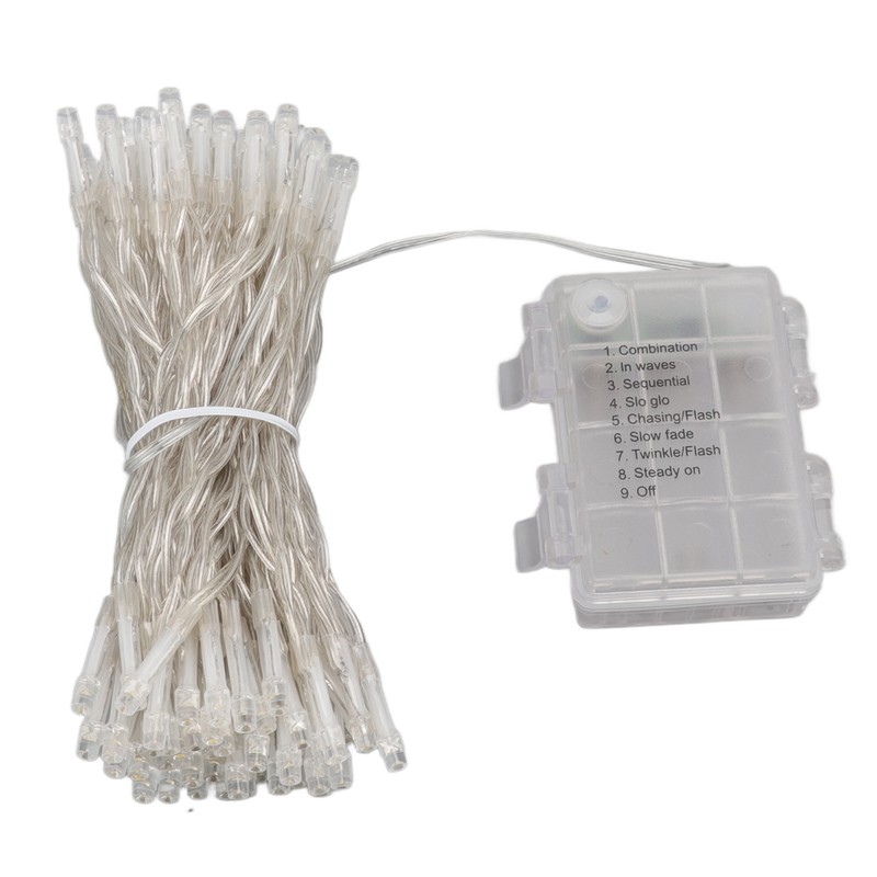 LED String Lights Dimmable Timing Battery Remote Control String Lights