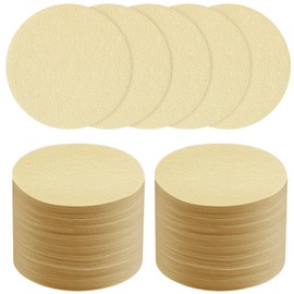 HOTUT Round Coffee Filter Paper, Pack of 400 Espresso Paper Filters, 58 mm Coffee Paper Filter Compatible with Many Coffee Makers - Brown