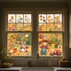 KOBOKO Autumn Window Sticker Set, 9 Sheets, Forest Animals and