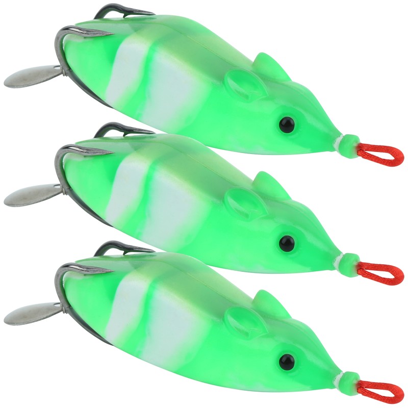 3Pcs Sequin Conversion Soft Artificial Simulation Snakehead Lure Bait Fishing