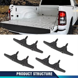 Mopar 2019-2025 (2002-2008) Dodge RAM 2500 Bed TIE DOWN HOOKS SET OF 4 With Bolts