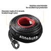 AlltoAuto Synthetic Winch Rope, 3/8" x 85'-25000 LBs Dyneema Synthetic