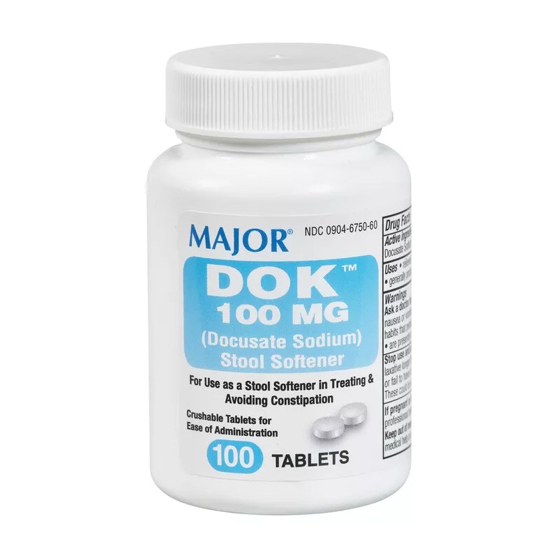 ON CONTAINER DOK 100 MG SGC 100ct UNBOXED docusate sodium