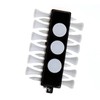 Tecno Pro Cross-Country Golf Tee Holder with 12 Tees &