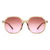 ENUFF Sienna Brown Round Sunglasses For Women