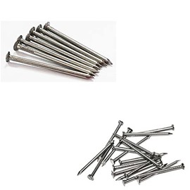 SISI UK® 20 x Premium Hardened Ribbed Concrete Hard Wall Masonry Nail 25mm 30mm 40mm 50mm 75mm Garden Batten tack (50mm)