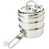 Utopia 3-Tier Tiffin Box - Stainless Steel Serving Box with