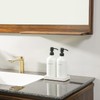Prus Waso White Soap Dispenser Set, Contains a Bathroom Hand