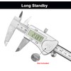NORTOOLS Caliper Digital Caliper 150mm/6" Acero inoxidable IP54 Impermeable Micrómetro