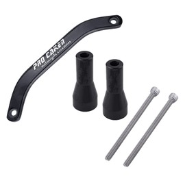PRO CAKNE Motorcycle Rear Grab Handle Bar Aluminum Rear Seat Rail Kit Grab Handles Hand Grips Compatible for 2016-2019 125 250/300/450/500 SX SXF XC XC-F XCW EXC F-Look Fitment-Black