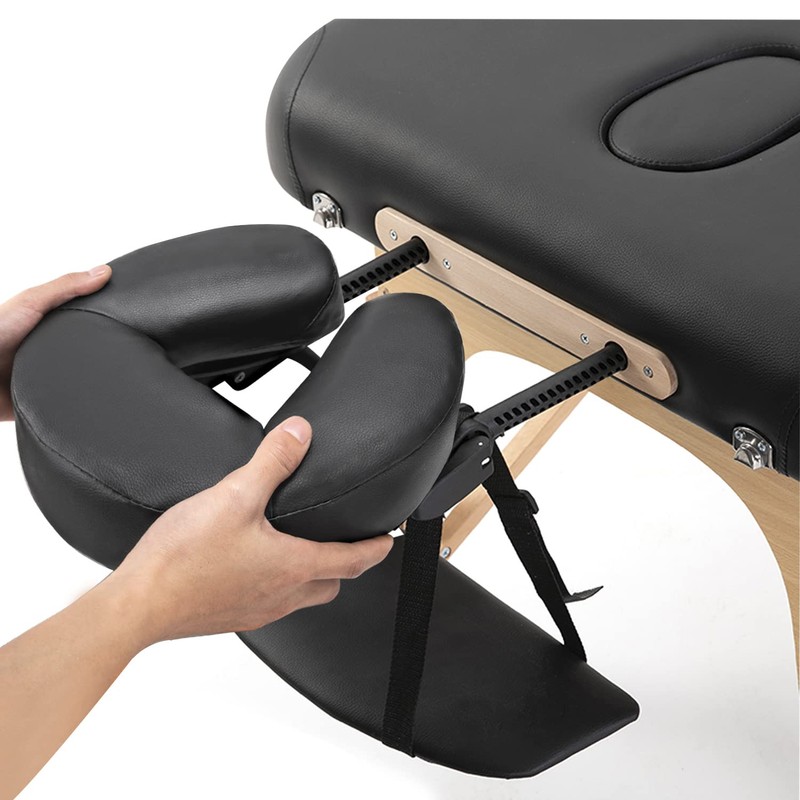 Noverlife Adjustable Massage Table Face Cradle, Massage Headrest Cradle with