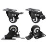 MaxxHaul 50685 2" Heavy Duty Locking Swivel Casters with Brakes,