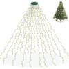 Christmas Tree Decoration Lights with Ring 2m 400 LED Christmas