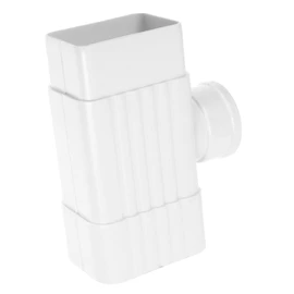 ORFOFE Gutter Downspout Y Connector Rain Diverter Kit for Efficient Rainwater Management Easy Installation Modern Design Compatible with Various Architectural Styles