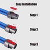 2 Pack Cleaner Head Clip Latch Tab Button with Spring