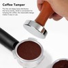 Coffee Tamper Stainless Steel Flat Bottom Tamping Tool Coffee Hand