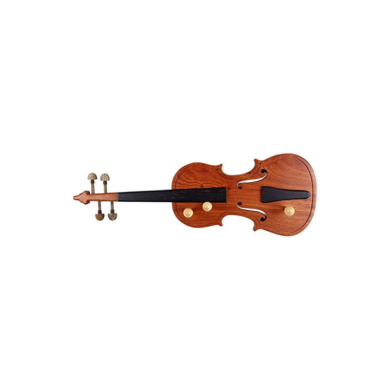 Royal RC Canes Violin Wall Stand - Genuine Rosewood Violin