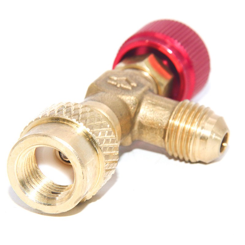 Air Conditioning Safety Valve 5/16in to 5/16in Thread R42/410 Refrigerant