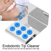 Soporte para Puntas de Endodoncia de Silicona de 6 Orificios,