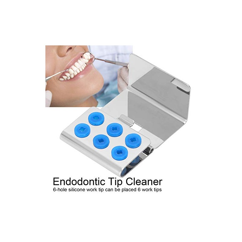 Soporte para Puntas de Endodoncia de Silicona de 6 Orificios,