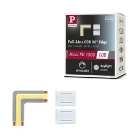 Paulmann 71130 MaxLED 1000 LED Strip Full-Line COB Edge 0.6 W 2133 lm/m 800LEDs/m Dimmable 0 m Silver Plastic 6500 K LED Strip Extendible