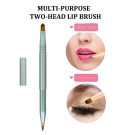 Exquisite Professional Lip Brush Applicators-Retractable Lipstick Brushes- Lipstick Gloss Makeup Brush Tool For Women and Girls (Light Green)