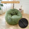 XeGe 5FT Giant Fluffy Bean Bag Chair Cover(No Filler), Ultra