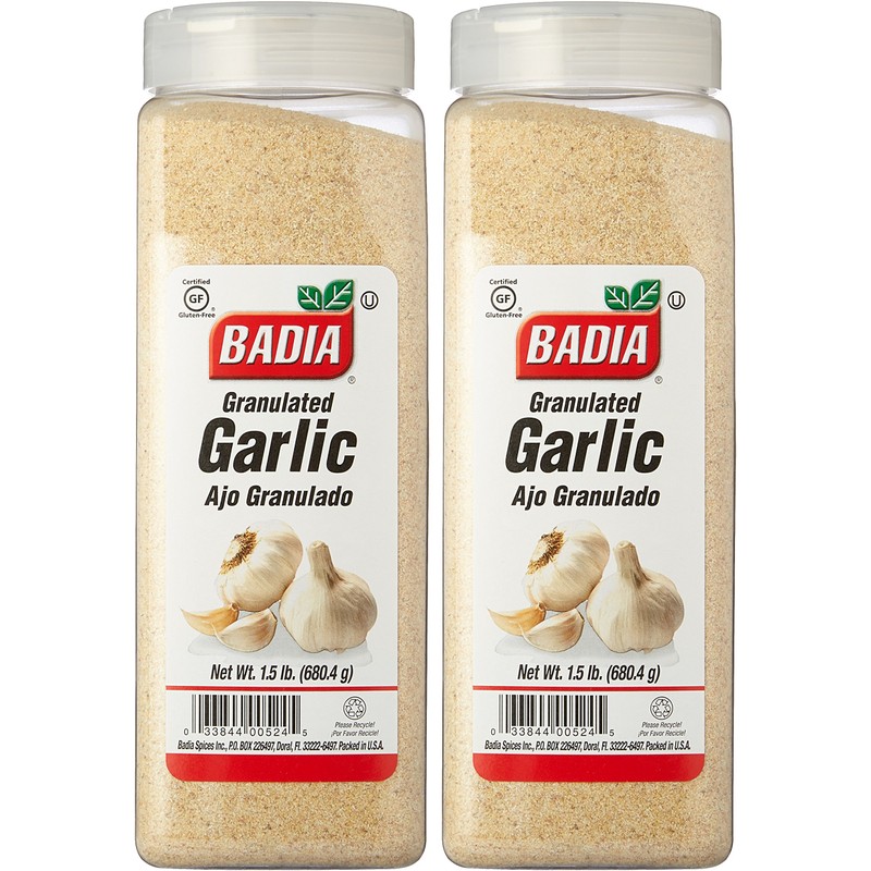 Badia Garlic Granulated 1.5 lbs Pack of 2