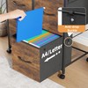 HIGDBFE 4 Drawer Lateral File Cabinet, Mobile Filing Cabinet Printer